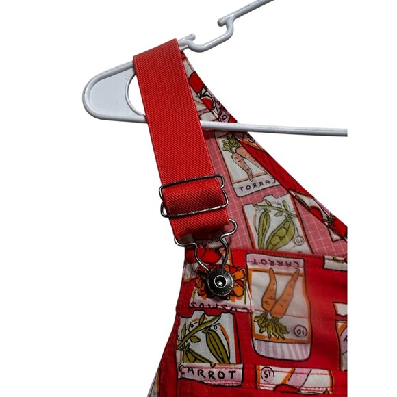 Duluth Trading Heirloom Gardening Bib Overalls Womens Small Cargo Seed Pockets - Picture 13 of 16